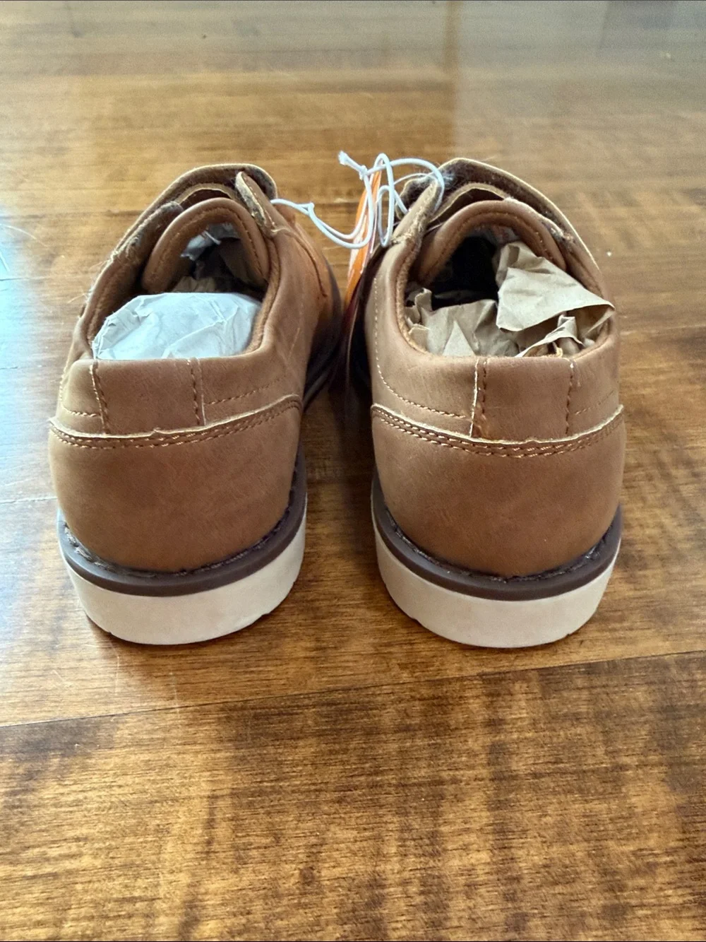Gymboree Brown Easy On Hook and Loop Casual or Dress Shoes